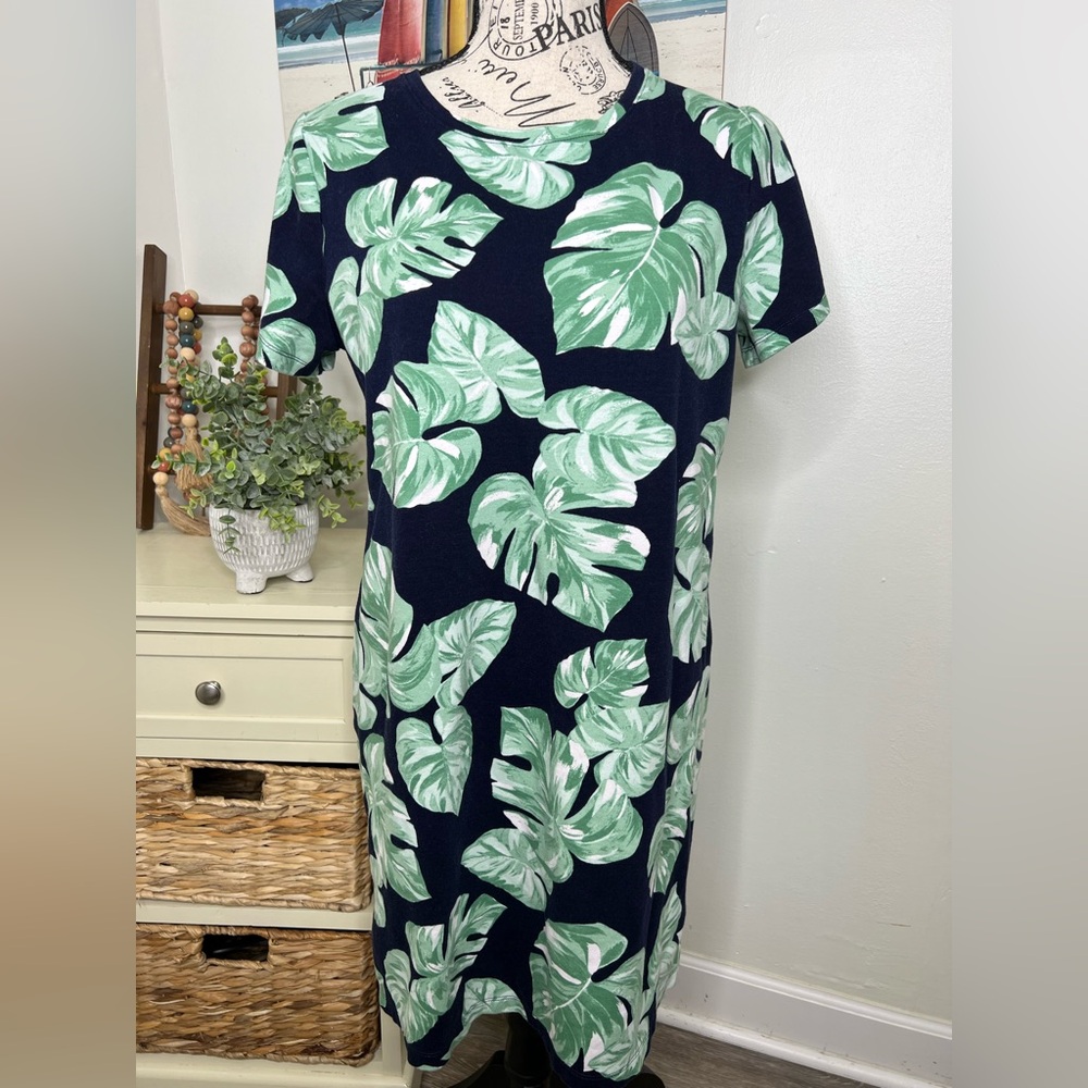 Kim Rogers Palm Leaves Dress